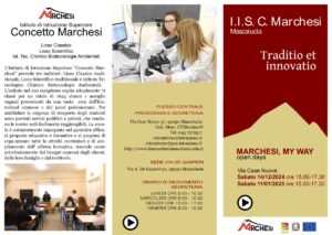 Brochure di presentazione dei corsi di studio 1